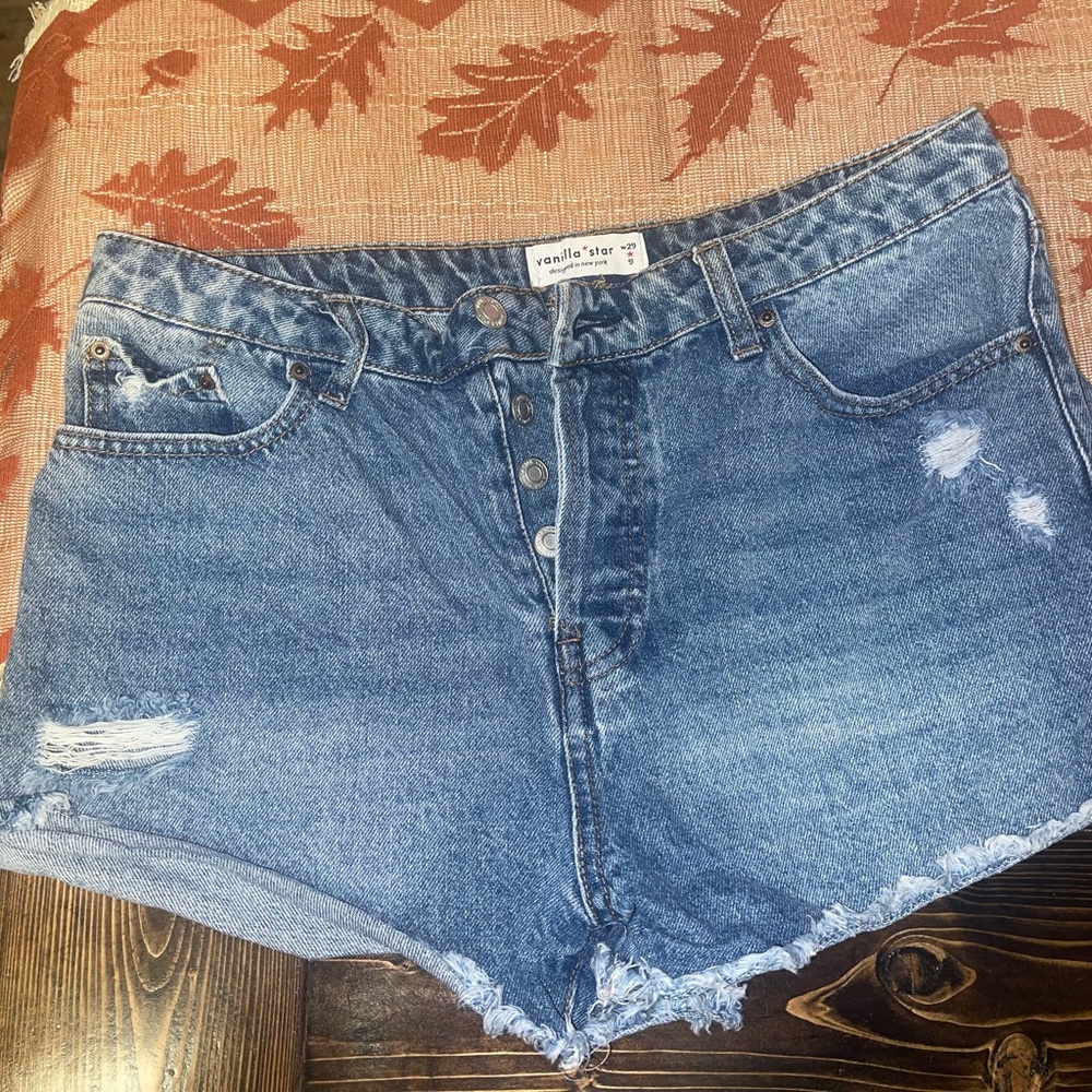 Womens Distressed Shorts Size 9